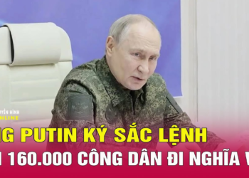 Tổng thống Nga Putin ra lệnh gọi 160.000 công dân nhập ngũ
