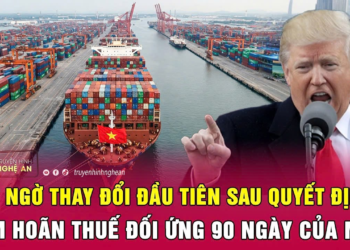 Bất ngờ thay đổi đầu tiên sau khi ông Trump chính thức quyết định tạm hoãn thuế đối ứng 90 ngày