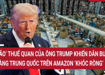 ‘Bão’ thuế quan của ông Trump khiến dân buôn hàng Trung Quốc trên Amazon ‘khóc ròng’