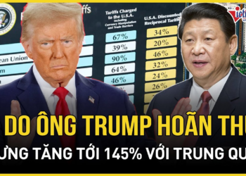 Lý do bất ngờ khiến ông Trump hoãn thuế đối ứng 90 ngày nhưng tăng tới 145% với Trung Quốc
