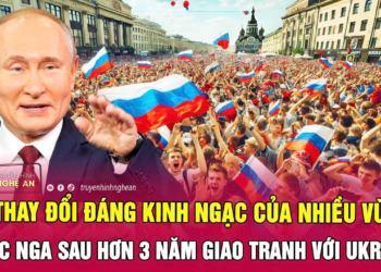 Sự thay đổi đáng kinh ngạc của nhiều vùng nước Nga sau hơn 3 năm giao tranh với Ukraine